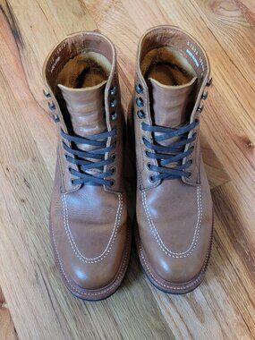 Parkhurst Boots Niagara 602M Moc Toe Veg Retan 8D